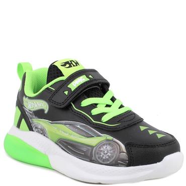 PRIMIGI KIDS HOT WHEELS LIGHTS TRAINER - BLACK LIME