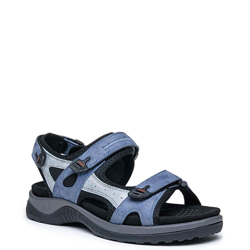 G COMFORT WOMENS VELCRO STRAP SANDAL JEANS Paul Byron Shoes Ireland