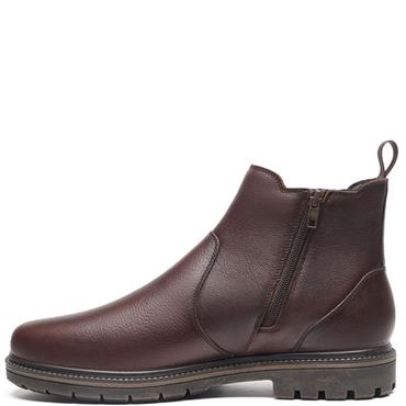 G COMFORT MENS WATERPROOF ANKLE BOOT - CHESTNUT