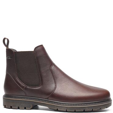 G COMFORT MENS WATERPROOF ANKLE BOOT - CHESTNUT