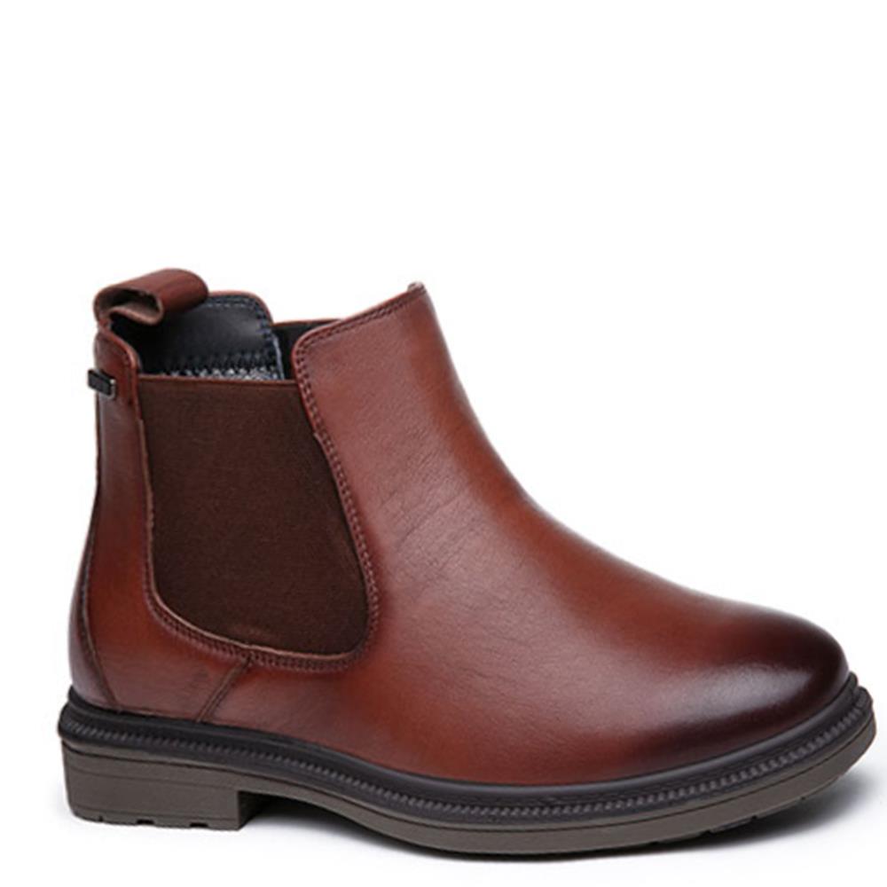 G COMFORT MENS WATERPROOF CHELSEA BOOT COGNAC Paul Byron Shoes Ireland