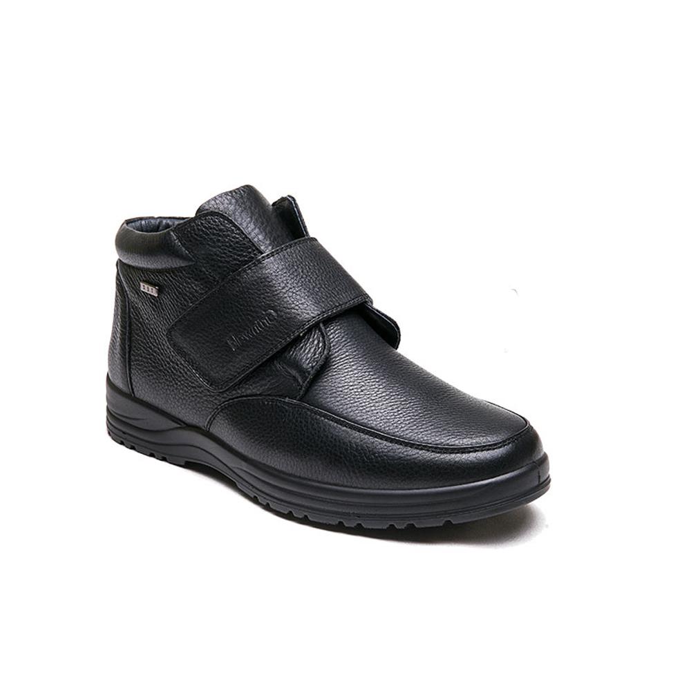 G COMFORT MENS WATERPROOF VELCRO BOOT BLACK Paul Byron Shoes Ireland