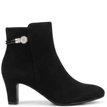REDZ WOMENS ANKLE BOOT - BLACK