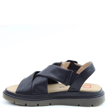 HEAVENLY FEET WOMENS SANDAL - BLACK