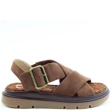 HEAVENLY FEET WOMENS SANDAL - CHOCOLATE