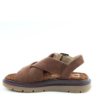 HEAVENLY FEET WOMENS SANDAL - CHOCOLATE