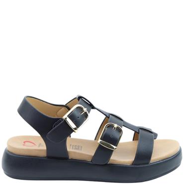 HEAVENLY FEET WOMENS SANDAL - BLACK