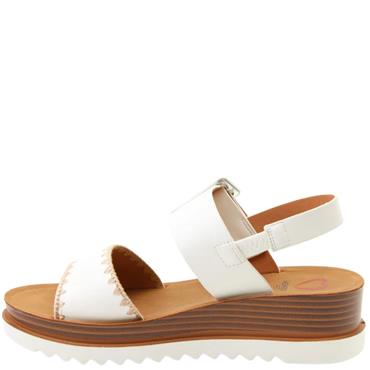HEAVENLY FEET WOMENS SANDAL - WHITE