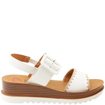 HEAVENLY FEET WOMENS SANDAL - WHITE
