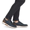 RIEKER MENS TEX LACE CASUAL SHOE - BLUE