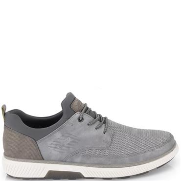RIEKER MENS CASUAL SHOE - GREY