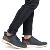 RIEKER MENS LACE CASUAL SHOE - BLUE