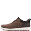 RIEKER MENS LACE CASUAL SHOE - BROWN