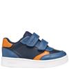GEOX BOYS STRAP TRAINER - NAVY ORANGE