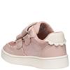 GEOX GIRLS STRAP TRAINER - LIGHT ROSE