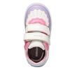 GEOX GIRLS STRAP TRAINER - WHITE LILAC