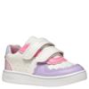 GEOX GIRLS STRAP TRAINER - WHITE LILAC