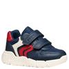GEOX BOYS STRAP TRAINER - NAVY RED