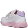 GEOX GIRLS TWIN STRAP TRAINER - WHITE LILAC