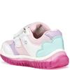GEOX GIRLS STRAP TRAINER - WHITE PINK