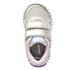 GEOX GIRLS STRAP TRAINER - SILVER LILAC
