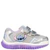 GEOX GIRLS STRAP TRAINER - SILVER LILAC