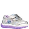 GEOX GIRLS STRAP TRAINER - SILVER LILAC