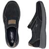 RIEKER MENS TEX CASUAL SLIP ON SHOE - BLACK