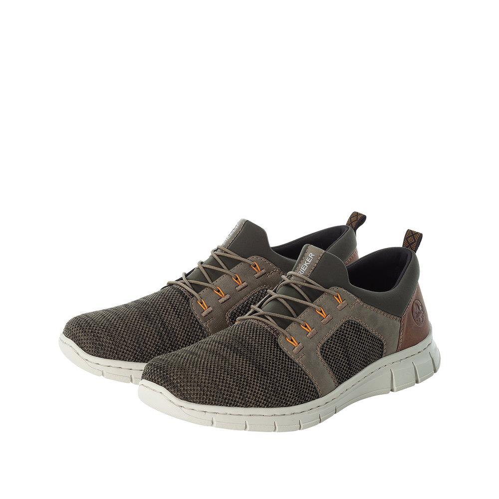 RIEKER MENS CORD SLIP ON TRAINER - GREEN | Paul Byron Shoes | Ireland