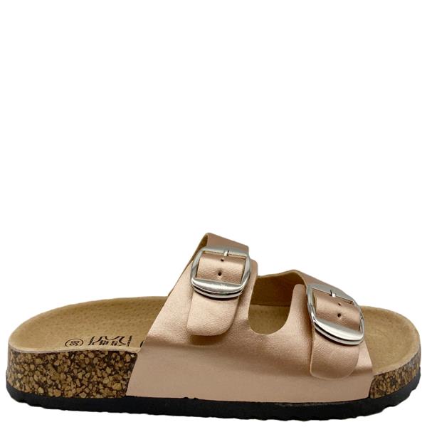 MILLIE WOMENS FLAT 2 STRAP SANDAL 