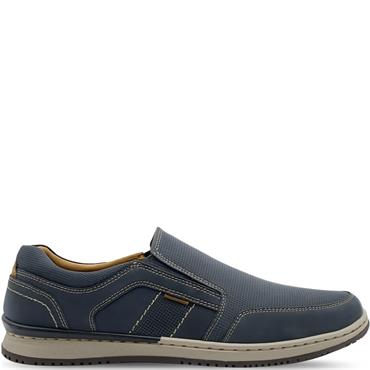 DUABRRY GENTS SLIP ON CASUAL SHOE - NAVY