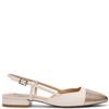 STEVE MADDEN WOMENS FLAT SLINGBACK - CREAM WHITE