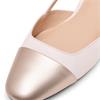 STEVE MADDEN WOMENS FLAT SLINGBACK - CREAM WHITE