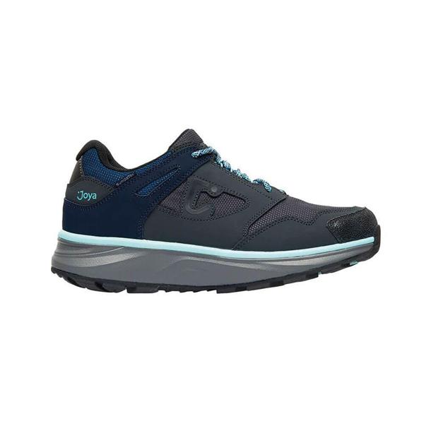 JOYA WOMENS ORTHOLITE LACE TRAINER GREY BLUE Paul Byron Shoes Ireland