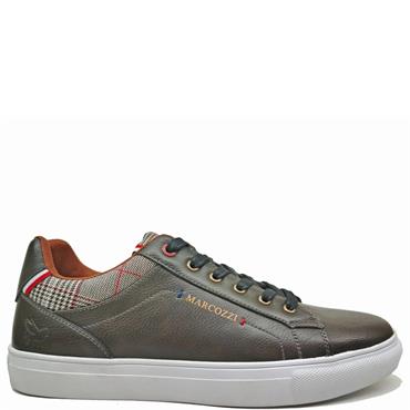 MARCOZZI MENS LACE CASUAL SHOE - CHARCOAL
