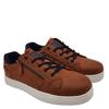 TOMMY BOWE BOYS ZIP LACE TRAINER - CAMEL