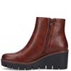 SUSST WOMENS WEDGE ANKLE BOOT - COGNAC