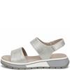REDZ WOMENS LOW WEDGE STRAP SANDAL - SILVER