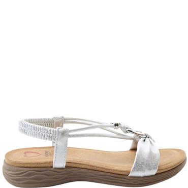 HEAVENLY FEET WOMENS SANDAL - SILVER