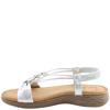 HEAVENLY FEET WOMENS SANDAL - SILVER
