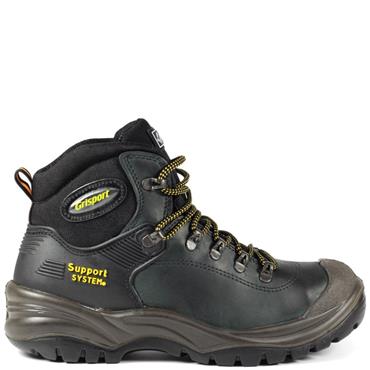 GRISPORT MENS S3 SAFETY LACE BOOT - BLACK