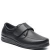 G COMFORT MENS WIDE FIT STRAP SHOE - BLACK