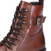 REMONTE WOMENS ZIP LACE ANKLE BOOT - BROWN