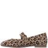 REMONTE WOMENS FLAT SHOE - LEOPARD ANIMAL PRINT