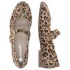 REMONTE WOMENS FLAT SHOE - LEOPARD ANIMAL PRINT