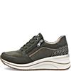 REMONTE WOMENS WEDGE ZIP LACE TRAINER - GREEN MULTI