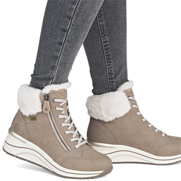 REMONTE WOMENS ANKLE BOOT - BROWN
