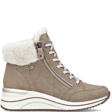 REMONTE WOMENS ANKLE BOOT - BROWN