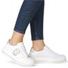 REMONTE WOMENS LACE TRAINER - WHITE