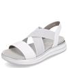 REMONTE WOMENS WEDGE STRAP SANDAL - WHITE MULTI